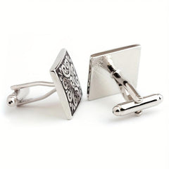 Metal Enamel Button Cufflinks Shirt Cufflinks Versatile Accessories