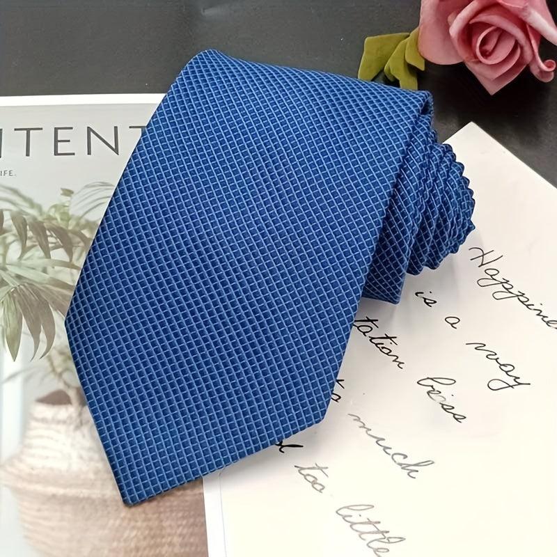 Men's Business Suit Hand Tied Tie Pattern Formal Suit 3 15inch Wide Tie