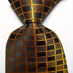 Men's Plaid Jacquard Woven Necktie
