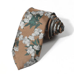 Men's Flower Necktie for Party Dating Wedding