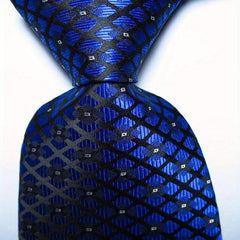 Golden Grey Jacquard Woven Men's Tie Necktie