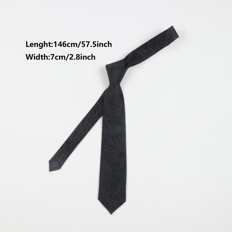 Men's Business Wine Glass Bottle Pattern Tie