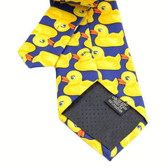 Funny Yellow Duck Tie Groomsmen Formal Dress Gift