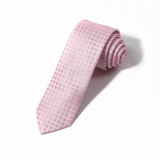 Small Plaid Necktie For Men - Dating Party Accessory