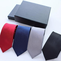 4pcs High Needle Men's Tie Set Multiple Styles 8cm