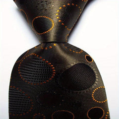Men's Tie Necktie Classic Polka Dots Pattern Wide Necktie