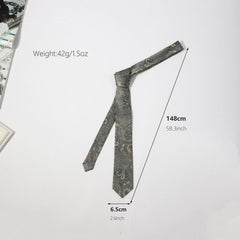 Men's Neckties Floral Jacquard Necktie Business Wedding Party Necktie
