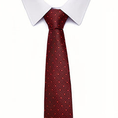 Men's Tie, Pocket Towel & Cufflinks Set for Business Wedding