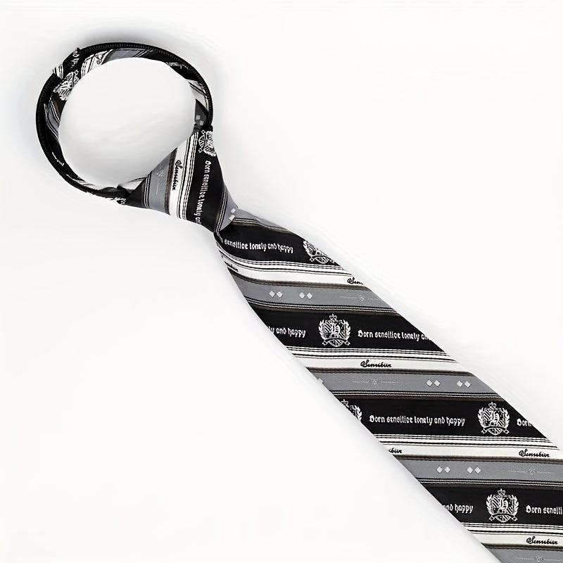 Striped Student School Uniform Tie Costume Clothing Accessories