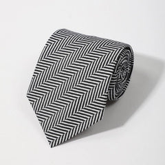 Men's Striped Jacquard Necktie Business Wedding Party Gift