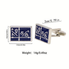 Math Formula Cufflinks Student Cuff Shirt Nails