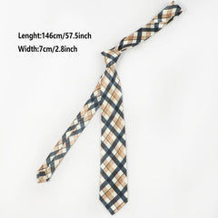 Men's Plaid Necktie for Business - Husband Boyfriend's Birthday