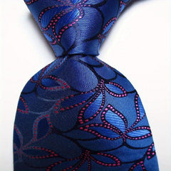 Polyester Paisley Tie Floral Necktie Wedding Business Outfit Men 3 54in Wide