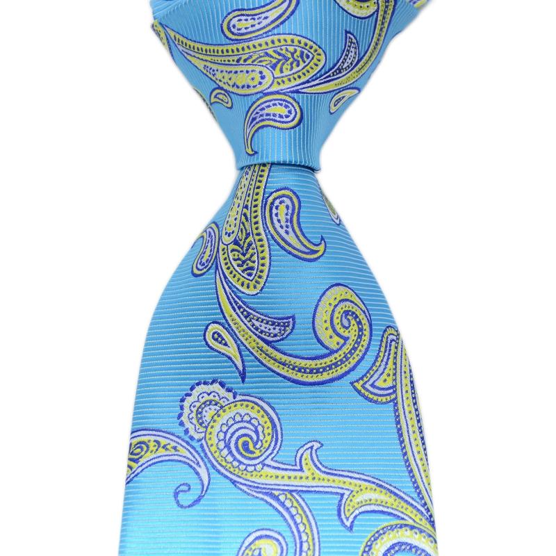 Men's Tie Necktie Classic Paisley Floral Jacquard Necktie Business Wedding