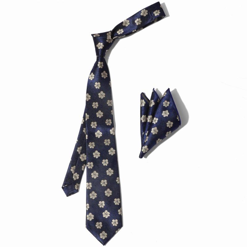 2pcs Men's Suit Business Wedding Tie Pocket Towel Set