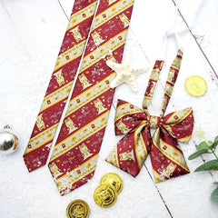 Polyester Men's Tie Bow Tie College Style Jacquard Clothing Accessories