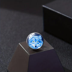 Howling Wolf Time Gem Shirt Charms Buckle For Men