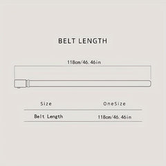 Men's Leather Buckle Belt for Jeans Pants