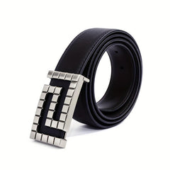 Men's Leather Buckle Belt for Jeans Pants