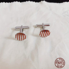 925 Silver Cufflinks Men's High Suit Button Shirt Studs Accessories