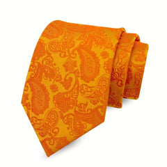 1pc Mens Paisley Ties Solid Tie Handkerchief Floral Men's Necktie Set Wedding