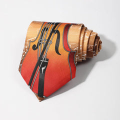 Men's Violin Piano Music Party Fun Tie
