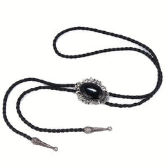 Men's Gemstone Tie Western Cowboy Shirt Accessory