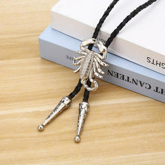 Men's Scorpion Bolo Tie Western Cowboy Necktie