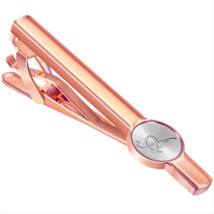 Business Casual Letter Print Copper Tie Clip Gift For Men
