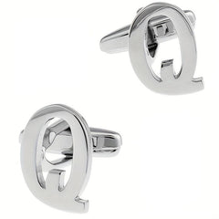 Men's French Button Q Cufflinks