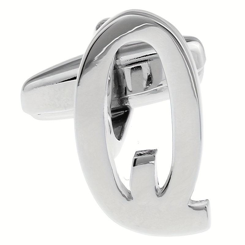 Men's French Button Q Cufflinks