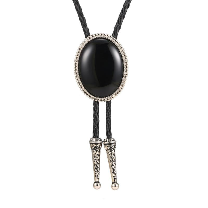 Novelty Metal Necktie Necklace Youth Casual Electroplating Tie
