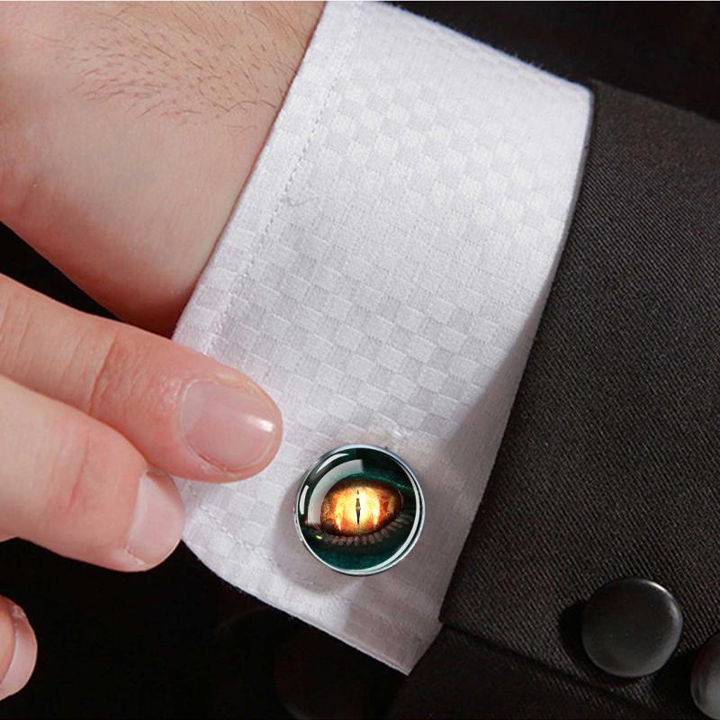 Evil Eye Alloy Cufflinks For Men Shirt CufflinksBest Man Wedding Cufflinks