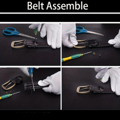 Men's Casual Buckle Belt for Outdoor Party Holiday