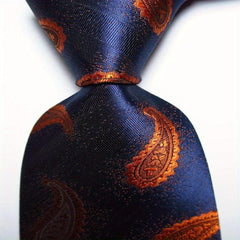 Paisley Style Tie Men's Necktie Set Jacquard Woven Men's Tie Necktie