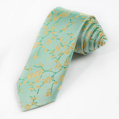 Men's Casual Business Floral Pattern Tie for Husband Boyfriends Birthday