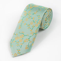 Men's Casual Business Floral Pattern Tie for Husband Boyfriends Birthday