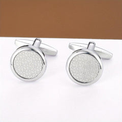 Romantic Round Cufflinks Business For Men
