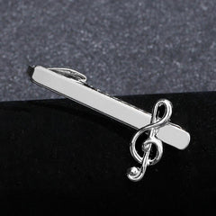 Musical Note Tie Clips Men's Shirt Tie Clip Business Shirt Musical Note Tie Clip