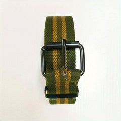 Men's Canvas Belt Pin Buckle Student Casual All match Outdoor Cloth Belt
