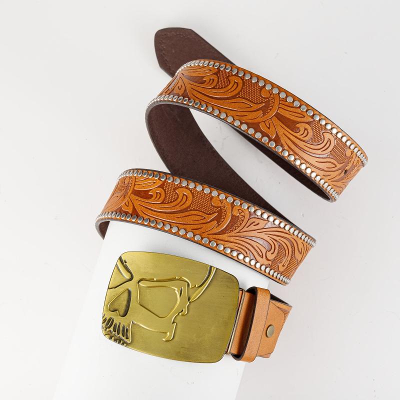 Men's Buckle Business Belt Outdoor Party Decorative Accessories