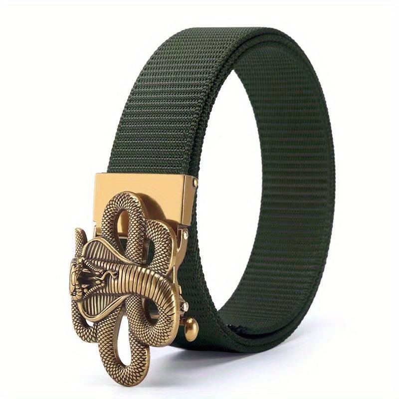 Tactical Nylon Men's Belt for Outdoor Sports Travel
