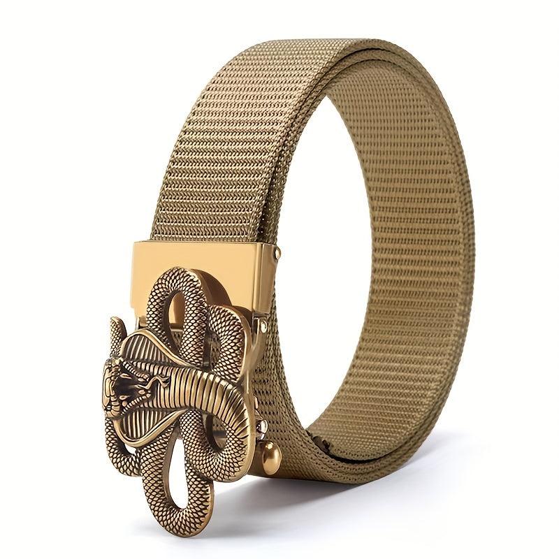 Tactical Nylon Men's Belt for Outdoor Sports Travel