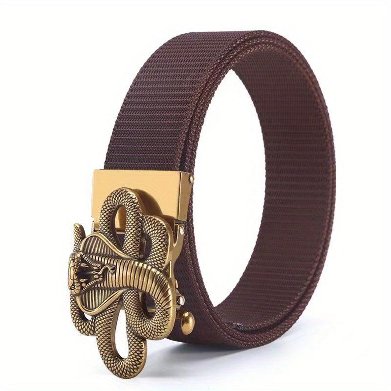 Tactical Nylon Men's Belt for Outdoor Sports Travel