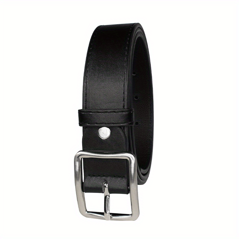 PU Leather Pin Buckle Belt Men's Pants Belt For Jeans