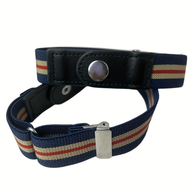 Unisex 2 Pack Invisible Pants Adjuster Buckle No Show Elastic Belt