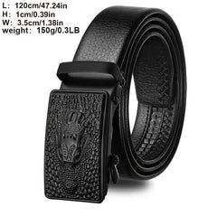 Fish Automatic Buckle PVC Belt For Men