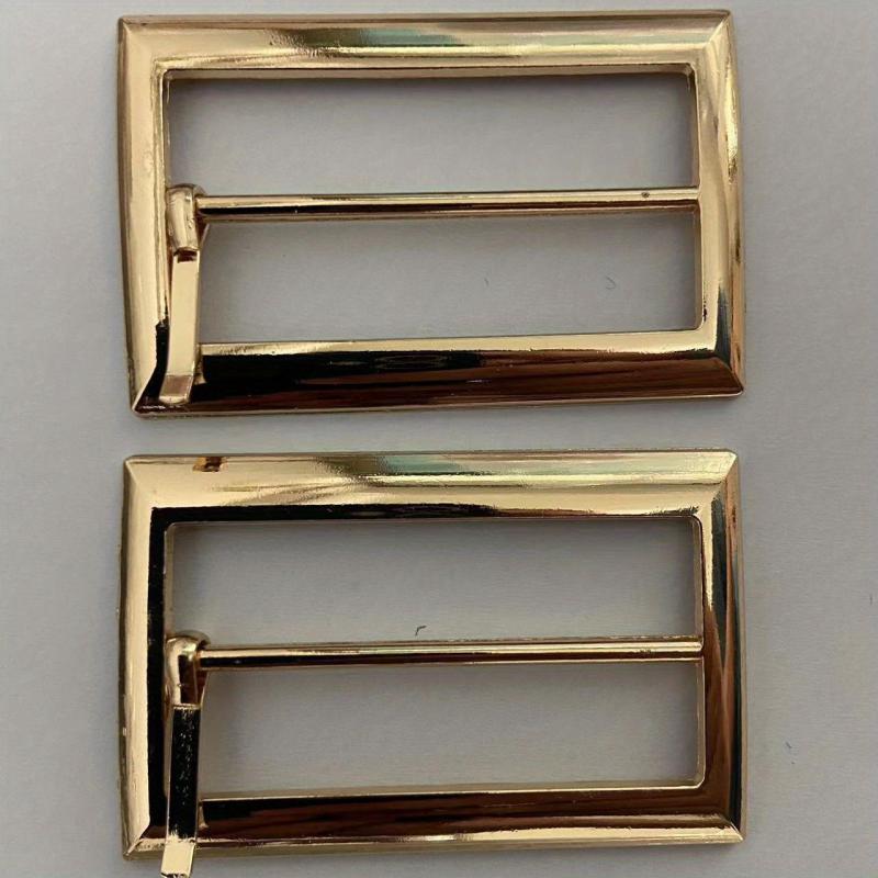 Metal Buckle Stylish Belt For Men Set of 2
