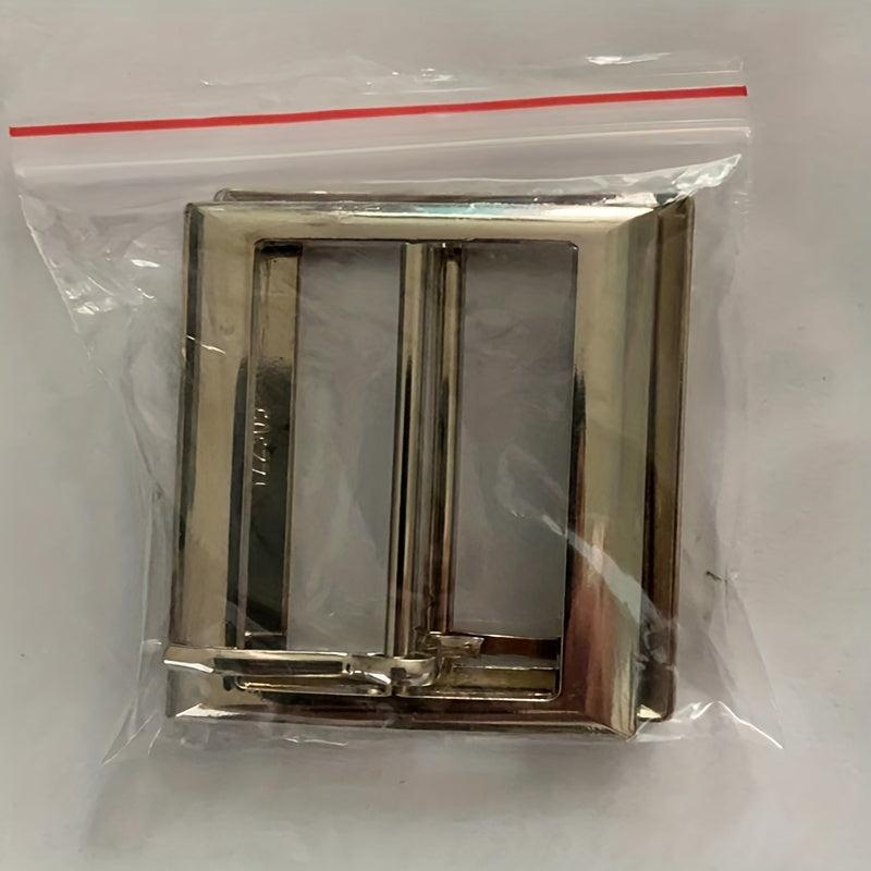 Metal Buckle Stylish Belt For Men Set of 2