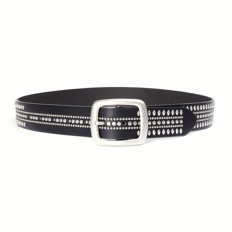 Western Cowboy Punk Belt For Jeans Dress Studded Belts Strap